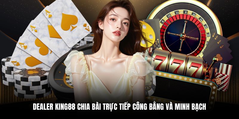 Dealer King88 chia bài trực tiếp công bằng và minh bạch